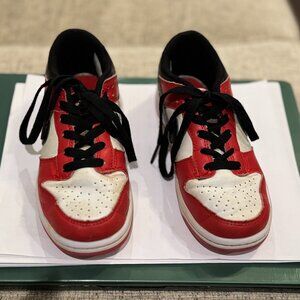 Nike SB Dunk Low J-Pack Chicago BQ6817-600 (US 1 y / 32 EUR ) Red-White-Black